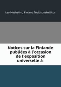 Notices sur la Finlande publiees a l