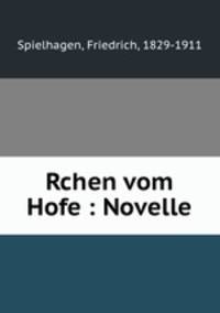 Rchen vom Hofe : Novelle