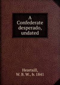 A Confederate desperado, undated