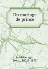 Un mariage de prince