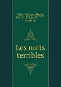 Les nuits terribles