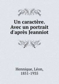 Un caractere. Avec un portrait d