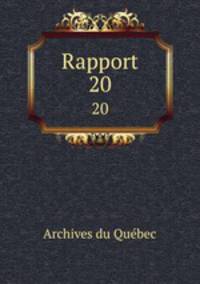 Rapport. 20