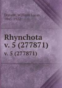 Rhynchota . v. 5 (277871)