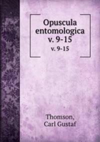 Opuscula entomologica. v. 9-15