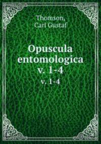 Opuscula entomologica. v. 1-4