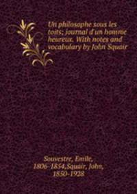 Un philosophe sous les toits; journal d
