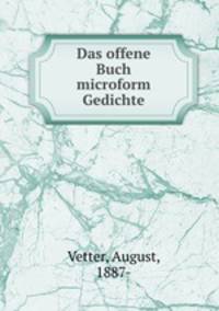 Das offene Buch microform Gedichte