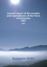 Annual report of the receipts and expenditures of the Town of Rochester. 1887