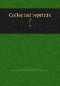 Collected reprints. 7