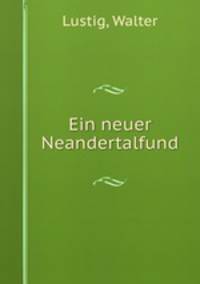 Ein neuer Neandertalfund