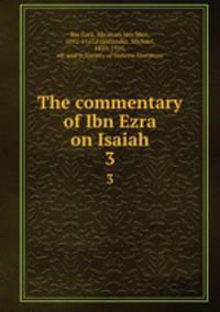 The commentary of Ibn Ezra on Isaiah. 3