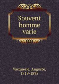 Souvent homme varie