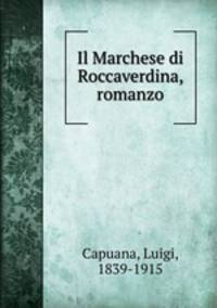 Il Marchese di Roccaverdina, romanzo