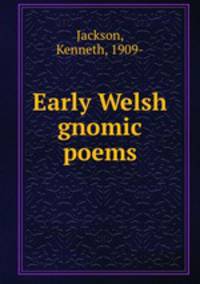 Early Welsh gnomic poems