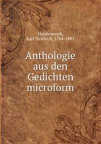 Anthologie aus den Gedichten microform