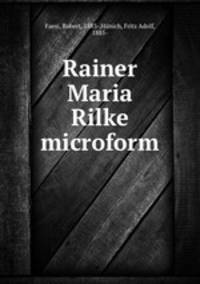 Rainer Maria Rilke microform