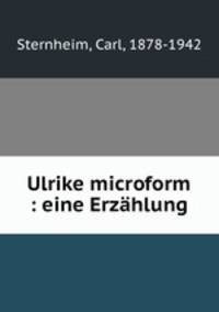 Ulrike microform : eine Erzahlung