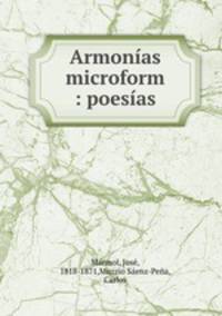 Armonias microform : poesias