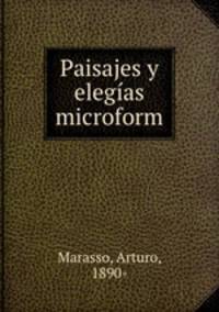 Paisajes y elegias microform