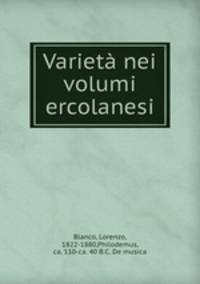 Varieta nei volumi ercolanesi