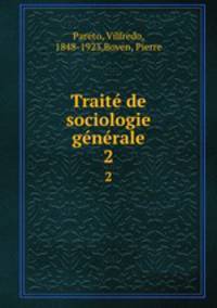 Trait de sociologie gnrale. 2