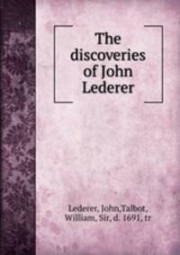 The discoveries of John Lederer