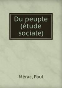 Du peuple (etude sociale)