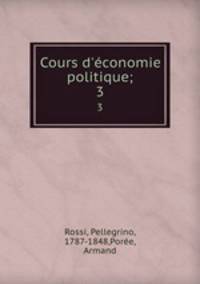 Cours d`conomie politique;. 3