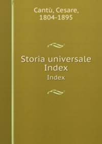 Storia universale. Index