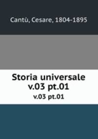 Storia universale. v.03 pt.01