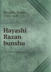 Hayashi Razan bunshu