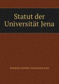 Statut der Universitat Jena