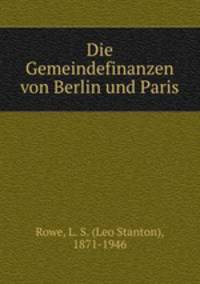 Die Gemeindefinanzen von Berlin und Paris