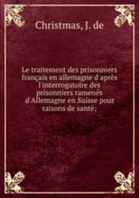 Le traitement des prisonniers francais en allemagne d