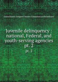 Juvenile delinquency : national, Federal, and youth-serving agencies.. pt. 2
