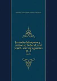 Juvenile delinquency : national, Federal, and youth-serving agencies.. pt. 3