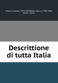 Descrittione di tutta Italia