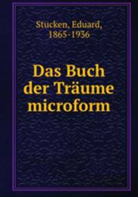 Das Buch der Traume microform