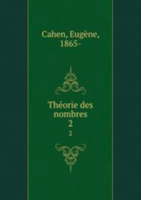 Thorie des nombres. 2