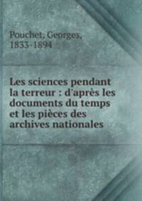 Les sciences pendant la terreur : d