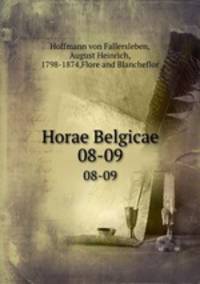 Horae Belgicae. 08-09