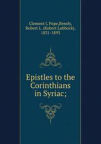 Epistles to the Corinthians in Syriac;