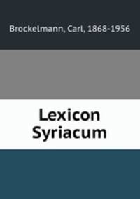 Lexicon Syriacum