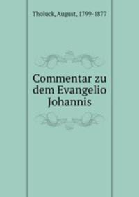 Commentar zu dem Evangelio Johannis