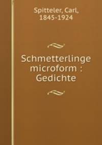 Schmetterlinge microform : Gedichte