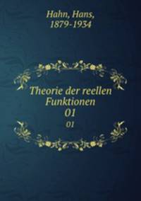 Theorie der reellen Funktionen. 01