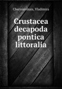 Crustacea decapoda pontica littoralia