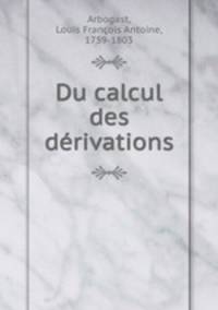 Du calcul des derivations