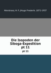 Die Isopoden der Siboga-Expedition. pt 11